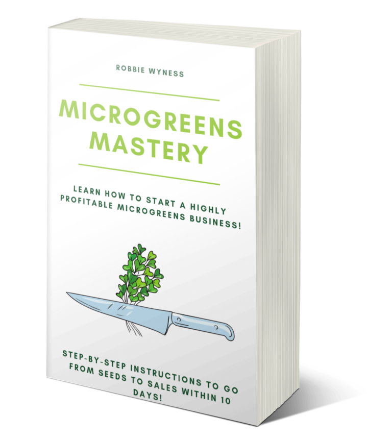 Microgreens Mastery Ebook Cover Photo